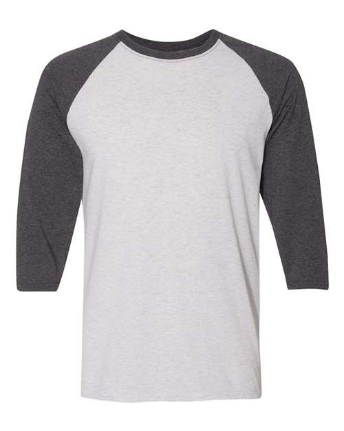 JERZEES Unisex Triblend Three-Quarter Raglan Baseball T-Shirt - JERZEES 601RR