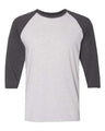 JERZEES Unisex Triblend Three-Quarter Raglan Baseball T-Shirt - JERZEES 601RR