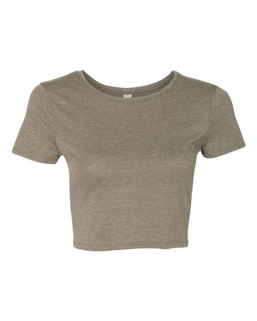 BELLA + CANVAS Women’s Crop Tee - BELLA + CANVAS 6681 BELLA + CANVAS Heather Olive XS/S