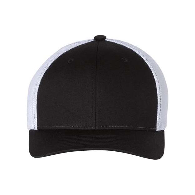 Richardson R-Flex Trucker Cap - Richardson 110 Richardson Black/ White S/M