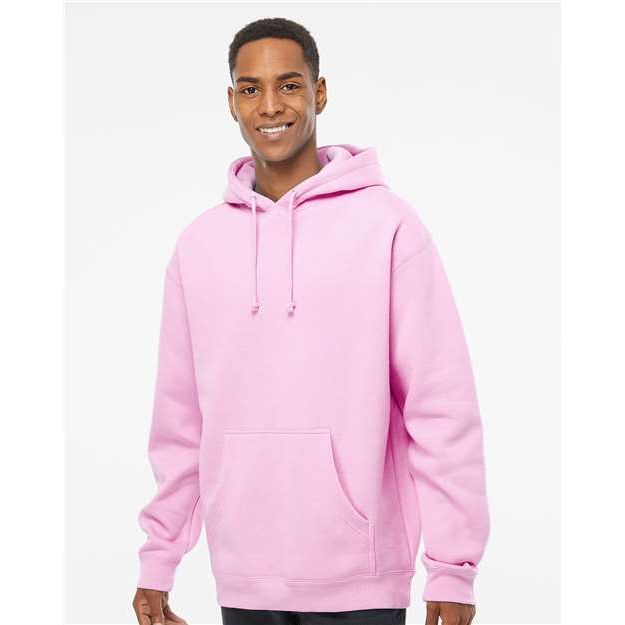 Independent Trading Co. Heavyweight Hooded Sweatshirt - Light Pink - Independent Trading Co. IND4000 Independent Trading Co.