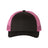 Richardson Low Pro Trucker Cap - Richardson 115 Caps Richardson Black/ Neon Pink M/L