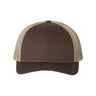 Richardson Low Pro Trucker Cap - Richardson 115 Caps Richardson Brown/ Khaki M/L
