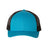 Richardson Low Pro Trucker Cap - Richardson 115 Caps Richardson Cyan/ Black M/L