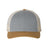 Richardson Low Pro Trucker Cap - Richardson 115 Caps Richardson Heather Grey/ Birch/ Amber Gold M/L