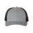 Richardson Low Pro Trucker Cap - Richardson 115 Caps Richardson Heather Grey/ Dark Charcoal M/L