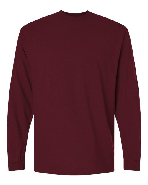 Gildan DryBlend® 50/50 Long Sleeve T-Shirt - Gildan 8400 Gildan Maroon S