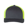 Richardson R-Flex Trucker Cap - Richardson 110 Richardson Charcoal/ Neon Yellow S/M
