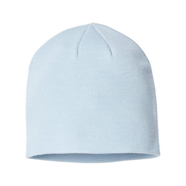 Atlantis Headwear Sustainable Beanie - Atlantis Headwear HOLLY Atlantis Headwear Light Blue One Size