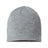 Atlantis Headwear Sustainable Beanie - Atlantis Headwear HOLLY Atlantis Headwear Light Grey Melange One Size