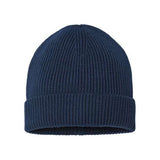 Atlantis Headwear Sustainable Fine Rib Cuffed Beanie - Atlantis Headwear ANDY Atlantis Headwear Navy One Size