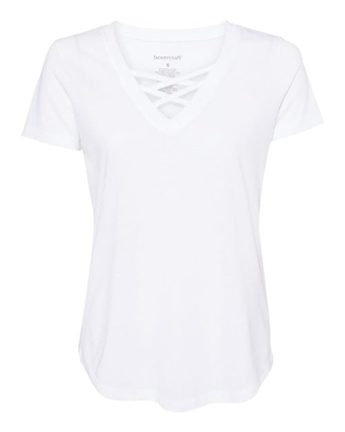Boxercraft Women’s Cage Front T-Shirt - Boxercraft T27