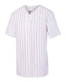 Augusta Sportswear Unisex Pinstripe Full Button Baseball Jersey - Augusta Sportswear 1685