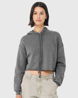 Bella + Canvas 7502 Women's Crop Fleece Hoodie Sweatshirt