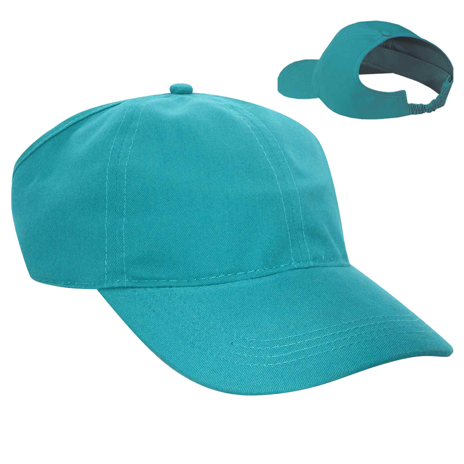 OTTO CAP 4 Panel Ponytail Cap OTTO 69-291 Otto Cap 024 - Jade S/M