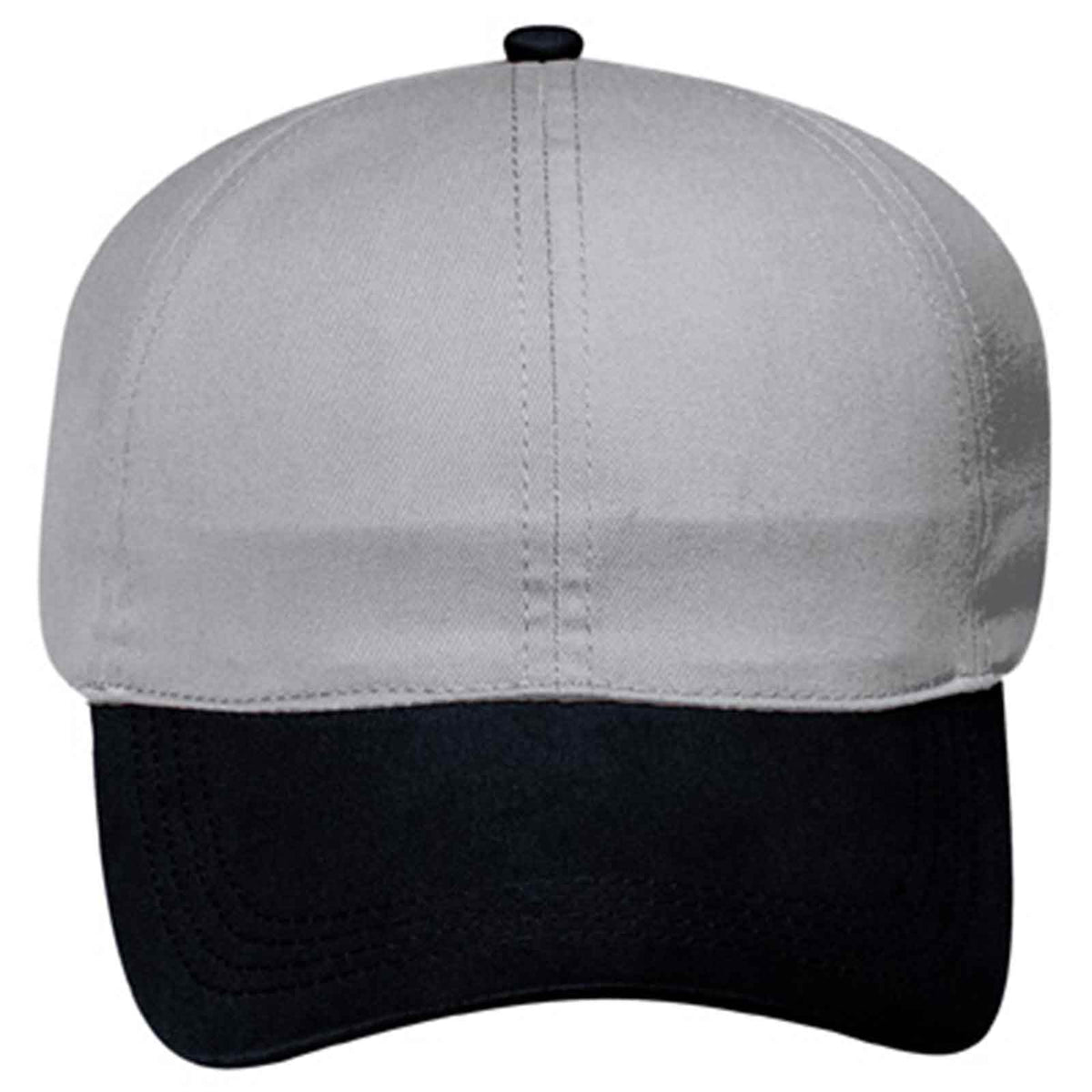 OTTO CAP 4 Panel Ponytail Cap OTTO 69-359 Otto Cap 0314 - Blk/Gry OSFM - Adult