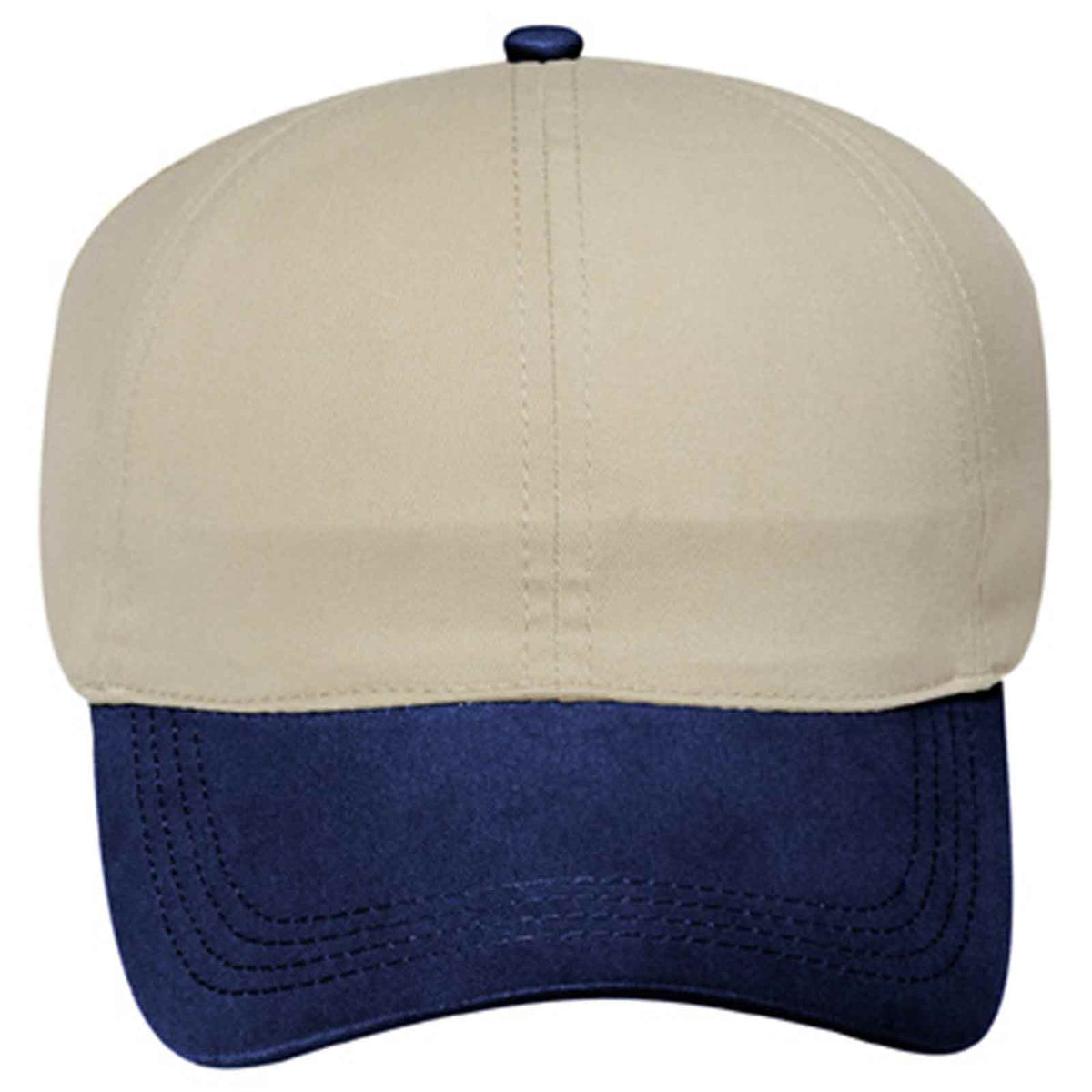 OTTO CAP 4 Panel Ponytail Cap OTTO 69-359 Otto Cap 0432 - Nvy/Kha OSFM - Adult