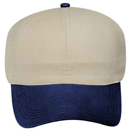 OTTO CAP 4 Panel Ponytail Cap OTTO 69-359 Otto Cap 0432 - Nvy/Kha OSFM - Adult