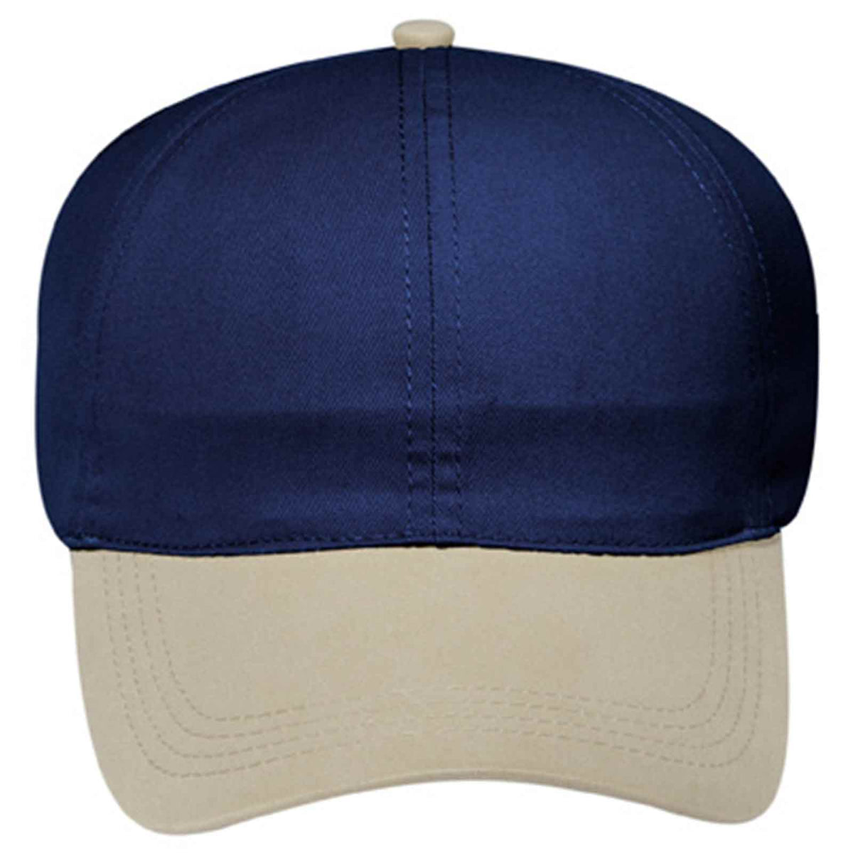 OTTO CAP 4 Panel Ponytail Cap OTTO 69-359 Otto Cap 3204 - Kha/Nvy OSFM - Adult