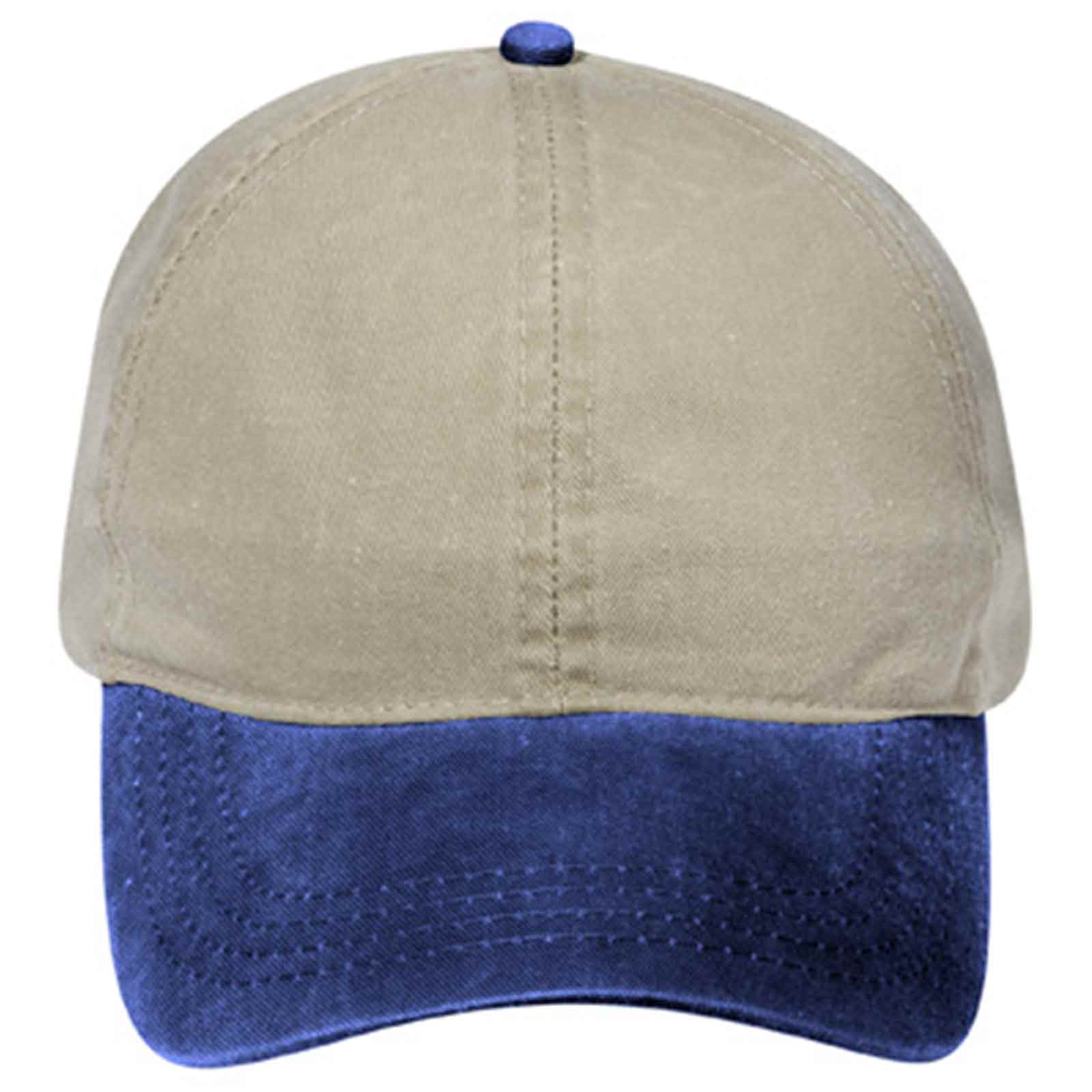 OTTO CAP 4 Panel Ponytail Cap OTTO 69-382 Otto Cap 0432 - Nvy/Kha OSFM - Adult