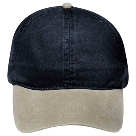 OTTO CAP 4 Panel Ponytail Cap OTTO 69-382 Otto Cap 3203 - Kha/Blk OSFM - Adult