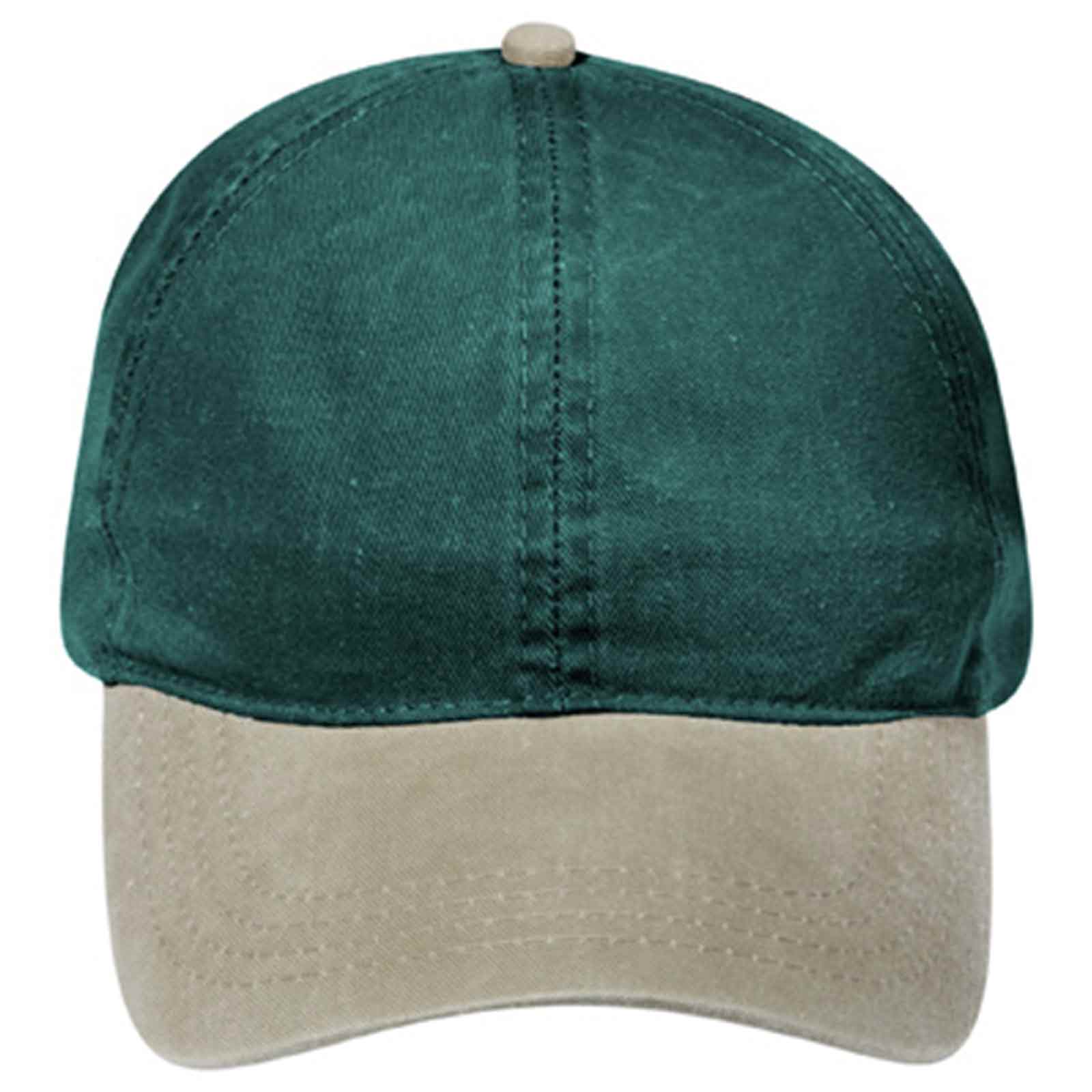 OTTO CAP 4 Panel Ponytail Cap OTTO 69-382 Otto Cap 3217 - Kha/Dk.Grn OSFM - Adult