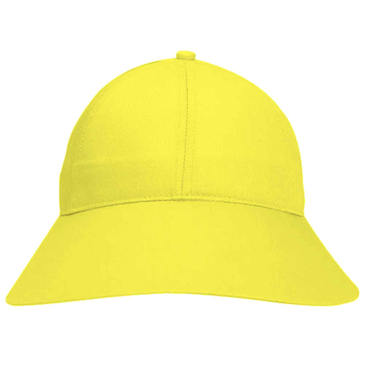 OTTO CAP 4 Panel Ponytail Extra Large Visor Cap OTTO 69-600 Otto Cap 040 - N. Yellow OSFM - Adult