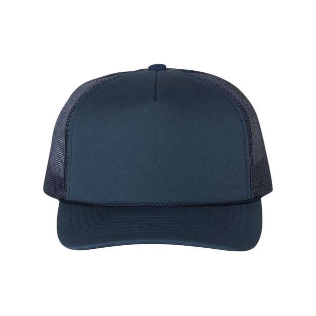 Richardson Foamie Trucker Cap - Richardson 113 Richardson Navy Adjustable