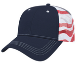 Cap America Flag Trucker Mesh Back Cap - Cap America i2011