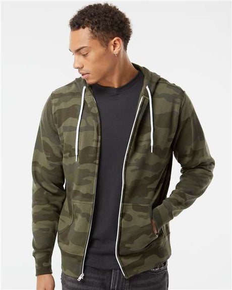 Independent Trading Co. Unisex Lightweight Full-Zip Hooded Sweatshirt - Independent Trading Co. AFX90UNZ