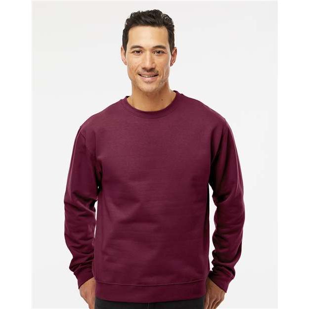 Independent Trading Co. Midweight Crewneck Sweatshirt - Independent Trading Co. SS3000 Independent Trading Co. Maroon XS