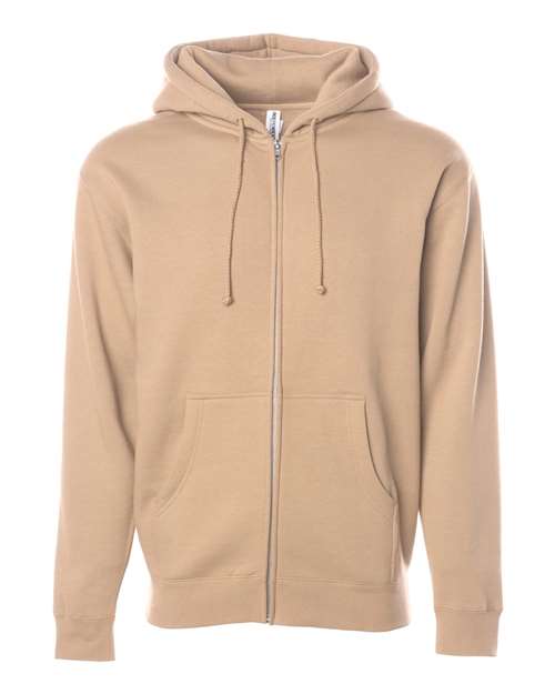Independent Trading Co. IND4000Z Unisex Heavyweight Full-Zip Hooded Sweatshirt | Wholesale Heavyweight Zip Hoodie