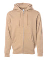 Independent Trading Co. IND4000Z Unisex Heavyweight Full-Zip Hooded Sweatshirt | Wholesale Heavyweight Zip Hoodie