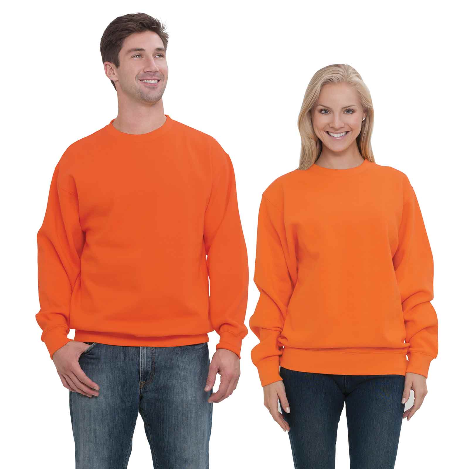 OTTO Unisex Classic Crewneck Sweatshirt OTTO 701-301 Otto Cap 065 - B. Orange 3XL