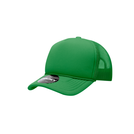 Decky Youth 5 Panel Mid Profile Structured Foam Trucker | Decky 7010