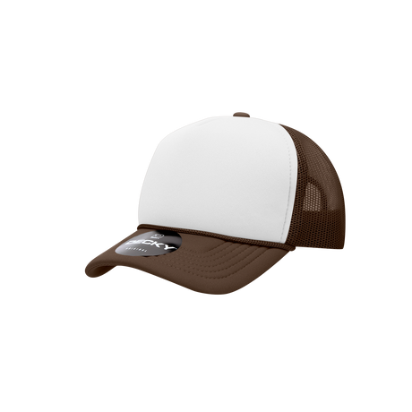Decky Youth 5 Panel Mid Profile Structured Foam Trucker | Decky 7010
