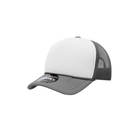 Decky Youth 5 Panel Mid Profile Structured Foam Trucker | Decky 7010