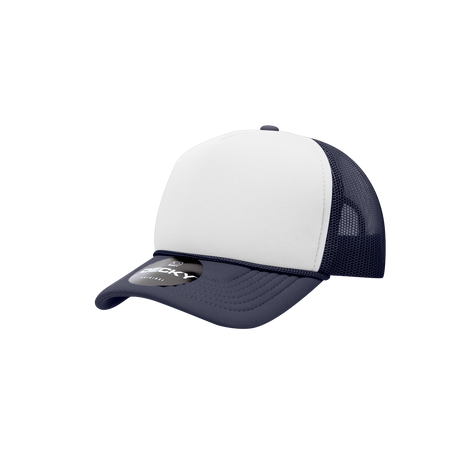 Decky Youth 5 Panel Mid Profile Structured Foam Trucker | Decky 7010