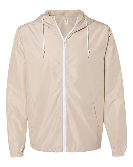 Independent Trading Co. Men's Lightweight Windbreaker Full-Zip Jacket - Independent Trading Co. EXP54LWZ