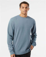 Independent Trading Co. PRM3500 Unisex Midweight Pigment-Dyed Crewneck Sweatshirt | Wholesale Pigment-Dyed Crewneck
