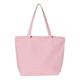 Q-Tees 25L Zippered Tote - Q-Tees Q611 Q-Tees Light Pink One Size