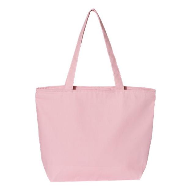 Q-Tees 25L Zippered Tote - Q-Tees Q611 Q-Tees