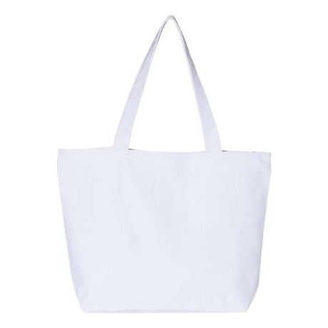 Q-Tees 25L Zippered Tote - Q-Tees Q611 Q-Tees