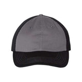 Valucap Bio-Washed Classic Dad Hat - Valucap VC300A Valucap Charcoal/ Black Adjustable