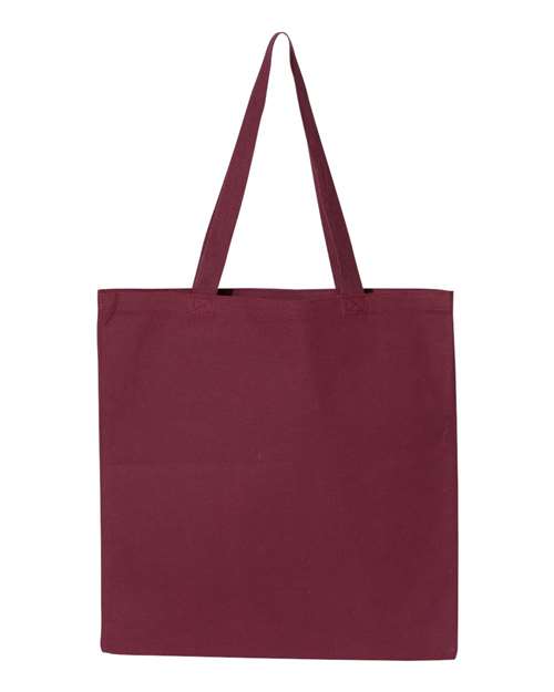 Q-Tees Promotional Tote - Q-Tees Q800 Q-Tees Maroon One Size