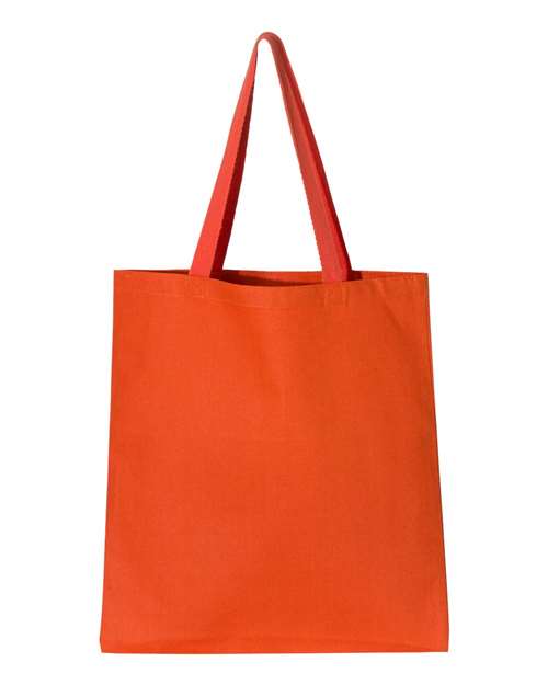 Q-Tees Promotional Tote - Q-Tees Q800 Q-Tees Orange One Size