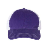 Richardson Garment-Washed Trucker Cap - Richardson 111 Richardson Purple/ White Adjustable