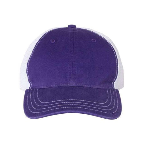 Richardson Garment-Washed Trucker Cap - Richardson 111 Richardson Purple/ White Adjustable