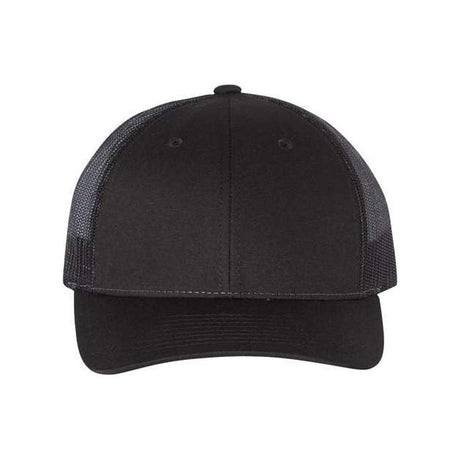 Richardson Low Pro Trucker Cap - Richardson 115 Caps Richardson Black M/L