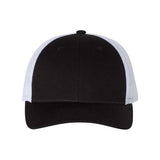 Richardson Low Pro Trucker Cap - Richardson 115 Caps Richardson Black/ White M/L